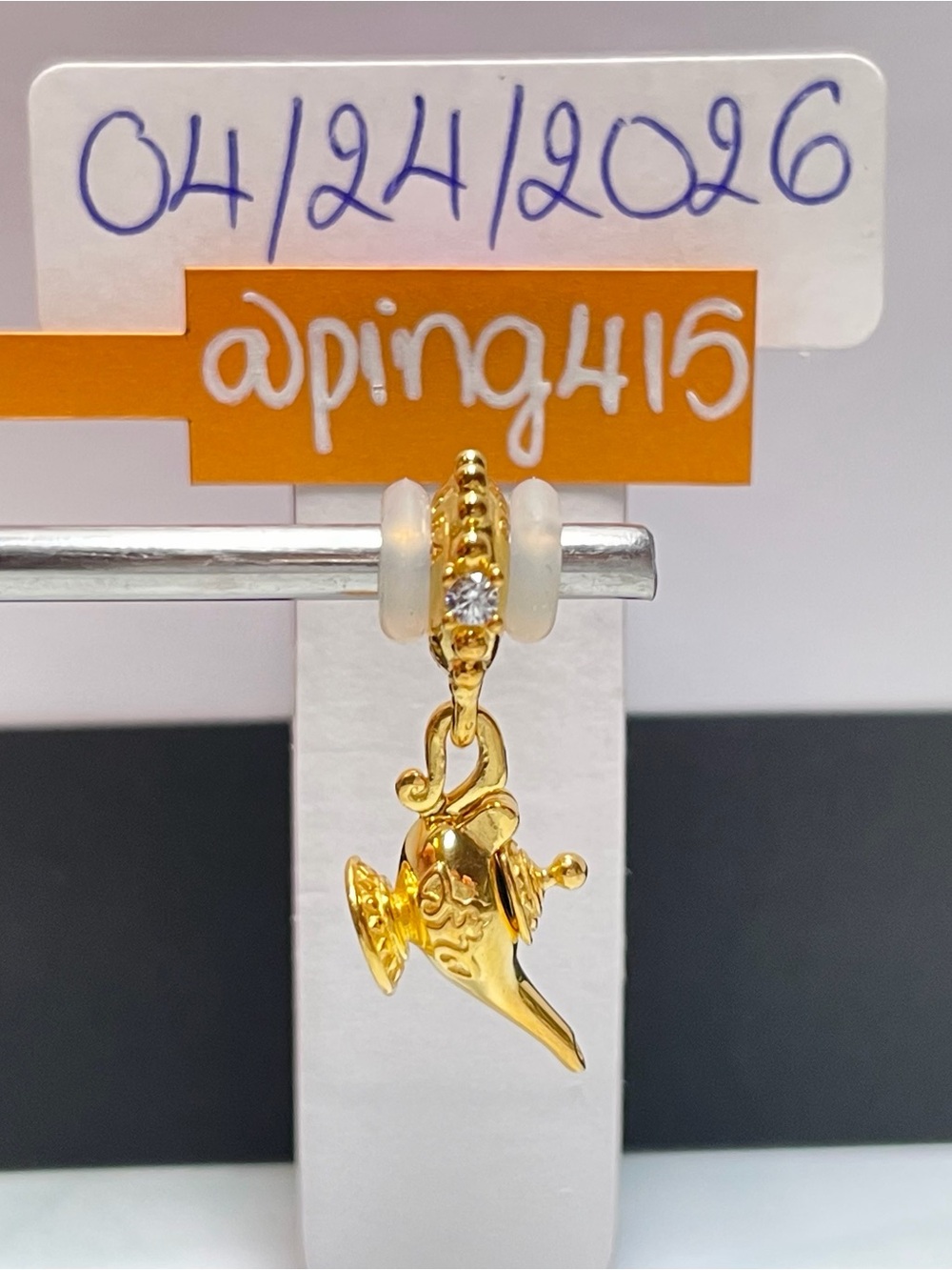 Pandora Disney Genie Lamp Dangle